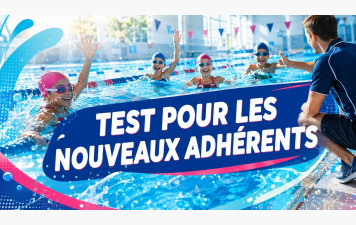 Tests pour les nouveaux adhérents